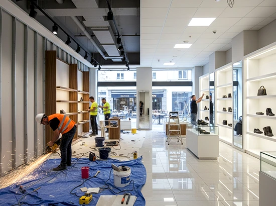 Retail shop renovation