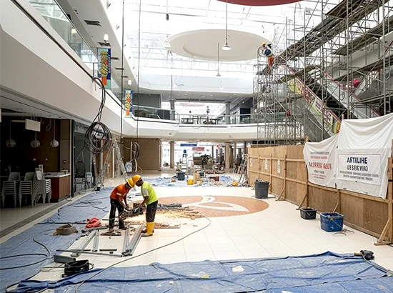 Shopping mall renovation