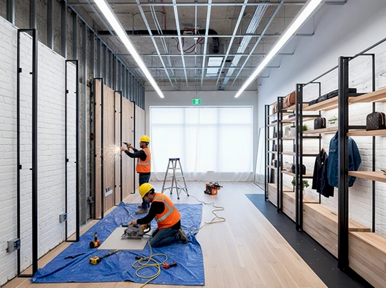 Showroom renovation